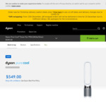Dyson Pure Cool Tower Fan TP04 (White/Silver) $549 (RRP $799) Delivered @ Dyson