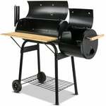 2-in-1 Charcoal Smoker BBQ Grill Roaster Portable Outdoor Barbecue $90 Delivered @ Prime Cart MyDeal