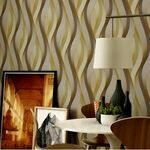 21% off 9.5m Beige Modern Abstract Gloss Stripes Wallpaper Roll $33.18 Delivered @ Energywisechoice eBay