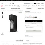 SodaStream Source Element Sparkling Water Maker Black & White $99 (Was $149) C&C or Free Delivery @ David Jones