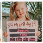 Free - My First School Day Plaques from Westfield (App Required)
