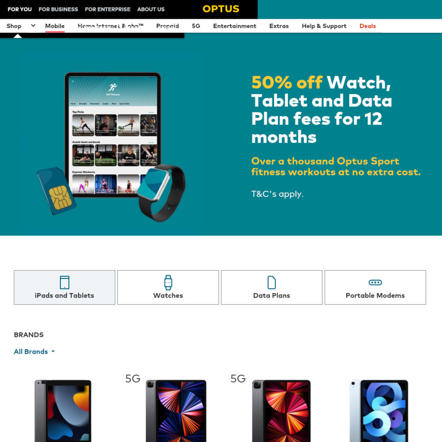 Optus iwatch online plan