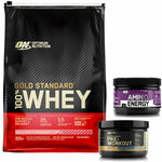 Optimum Nutrition Gold Standard 100% Whey Protein Powder 4.55kg, Preworkout & Amino Samples $142 Delivered @ The Edge Supplement