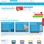 16% off Hearing Aid Batteries, Consumables and Accessories & Free Delivery @ Hearing Savers