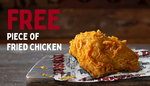 [WA] Free Piece of Crunchy Fried Chicken in-Store & Drive-Through Only @ Red Rooster
