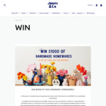 Win a $1,000 Gift Card to Spend on Handmade Homewares from Jones & Co