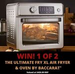 Win 1 of 2 Baccarat Ultimate Fry XL Air Fryer & Oven Worth $459.99 from Baccarat Australia