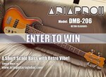 Win a Aria Pro II DMB 206 - Bass Guitar from Aria Guitars