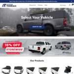 15% off Storewide (Soft Canopies, Tonneau Covers & More) & Free Delivery @ Aussie Tonneaus