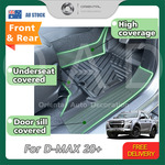5D Scuff Plate Covered Floor Mats for ISUZU D-MAX 2020+ New model $196 (Was $215) Delivered @ Oriental Auto Decoration