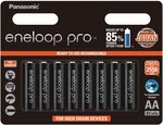 Panasonic Eneloop Pro AA Battery, 8 Pack (2550mAh) $35.48 ($31.93 S&S) + Delivery ($0 with Prime / $39 Spend) @ Amazon Au