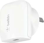 Belkin 20W USB-C PD Mfi-Certified Boost Charger $17.95 OR (2x $33)  Delivered or Syd Pickup @ Personal Digital