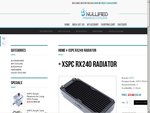 XSPC RX240 Double Fan Radiator $65 from Nullified Computers