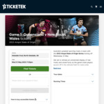 2 for 1 Tickets NRL State of Origin Game 1 Adelaide Oval 7:35pm 31/5 (2 Adult from $62.95) @ NRL via Ticketek