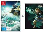 [Switch, eBay Plus] The Legend of Zelda: Tears of the Kingdom + Poster (Expired) $66.26 Delivered @ The Gamesmen eBay