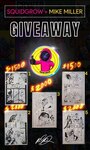 Win 1 of 5 Rare DC Comic Illustrations from SquidGrow