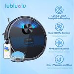 Lubluelu SL60D Lidar 2in1 Robotic Vacuum $253.96 Delivered ($247.99 eBay Plus) @ Lubluelu eBay