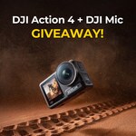 Win a DJI Osmo Action 4 Adventure Combo & DJI Mic from Versus
