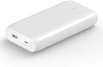 Belkin BoostCharge 30W USB-C PD Power Bank 20000mAh $26.24 + Delivery ($0 with Prime/ $39 Spend) @ Amazon AU