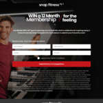 Win a 12-Month Snap Fitness Gym Membership from Snap Fitness [VIC]