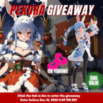 Win an Usada Pekora Figma Figurine and 15K YoBeans from Yodayo