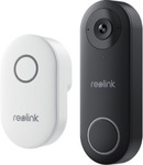 Reolink Smart 2K+ Wired WiFi Video Doorbell with Chime, Person Detection $120.74 (Was $179.99) Delivered @ Reolink