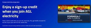 [NSW, QLD, SA, VIC] Join AGL Netflix Plan for Electricity & Get $200 ($150 VIC) Sign-up Credit + Netflix Standard with Ads @ AGL