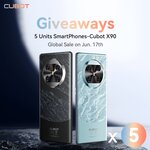 Win 1 of 5 CUBOT X90 Smartphones from CUBOT