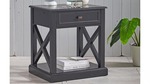 [NSW] East Hampton Bedside Table (White and Black) $169 (Was $599) @ Harvey Norman, Campbelltown