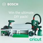 Win a Cricut Maker 3 + Bosch DIY Power Tools Prize Pack + Materials Valued at over $1,900 from Cricut ANZ + Bosch