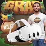 Win a Quest 3 Headset or 1 of 3 GRAB T-Shirts from Impact Reality