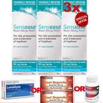 3x Sensease Nasal Spray (Mometasone) + Bonus Short Dated Loratadine, Ibuprofen or Paracetamol $41.99 Delivered @ PharmacySavings