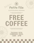 [VIC] Free Coffee from 8am-2pm Tuesday (18/2) @ Petite Fille Rosanna (Instagram or Facebook Req.)