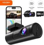 20% off: Wolfbox Dual Dash Cam 4K Front & 1080P Rear, 64GB Card Included, $103.99 (RRP $129.99) Delivered @ Wolfbox via eBay