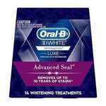 Oral-B 3D White Luxe Advance Seal 14x Whitestrips $21.37 ($19.23 S&S) + Delivery ($0 with Prime/ $59 Spend) @ Amazon AU