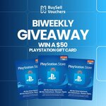 Win 1 of 3 $50 PlayStation Gift Cards from Buy Sell Vouchers