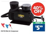 $5.99 250PSI Mini Air Compressor @ Sam's Warehouse / Crazy Clarks. Save $4