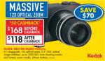 Kodak Z8612 IS Digital Camera $118 (after $50 cash back)