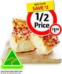 Cheese & Bacon Rolls 4 Pack $1.99 at Coles (save $2.00)
