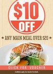 $10 OFF ANY MAIN MEAL OVER $20 (99 Bistros & Restaurants in QLD & 1 in NSW)