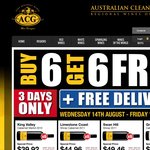 ACG Wine - Buy 6 Get 6 Free Bottles of Wine + FREE Delivery. Bundles from $39.92