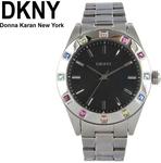 DKNY Coloured Crystals Silver Stainless-Steel Ladies Watch $43.50 Delivered RRP $169.95