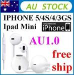 Earphone for iPhone, iPod, iPad $1.00 Delivered