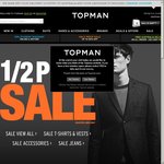 Topman 1/2 Price Sale - 50% off - Free Postage to Australia on All Orders
