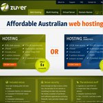Zuver Web Hosting $2.40 for 1 Year ($24/Yr after The First Year) (5GB/150GB)