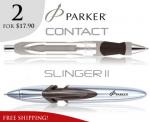 2 x Parker Contact or Slinger II Pen $17.9 free shipping