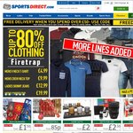 SportsDirect.com Free Delivery (Includes International Orders) When You Spend over £50