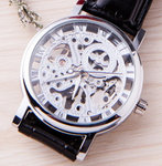 Mens Steampunk Watch Skeleton Mechnical Wrist Watch $22.99 USD @ Etsy