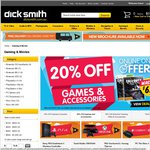 10% off Gaming Consoles & Digital Cards. 20% off Games & Accessories. Dick Smith (Online Only)