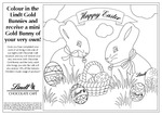 Receive a FREE Mini Lindt Bunny* When You Colour in The Sheet @ Lindt Cafe [Kids Only]